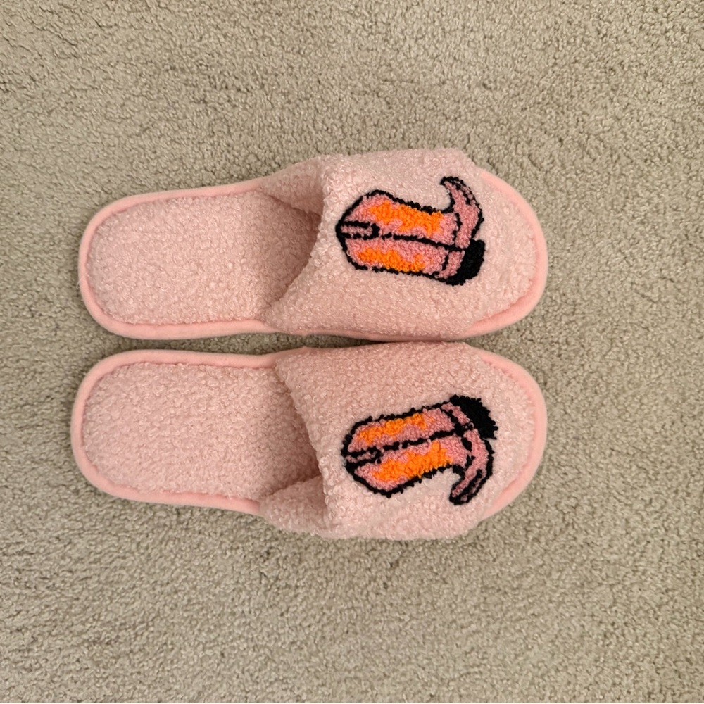 Living Royal Pink Slippers